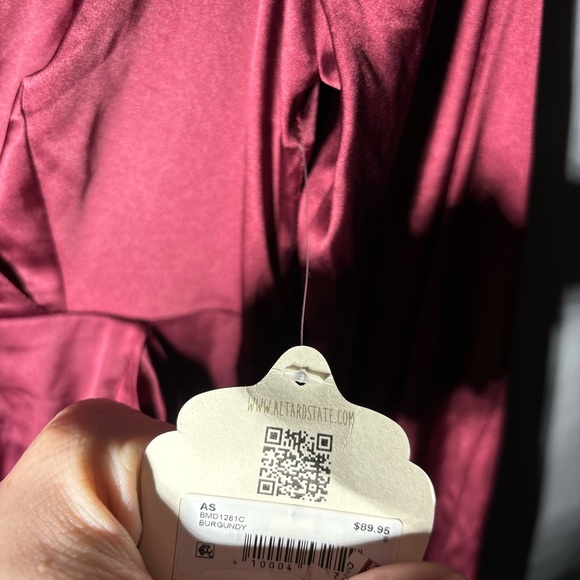 Altar’d State Andrea Satin Maxi Dress Womens Size Small - Picture 5 of 5